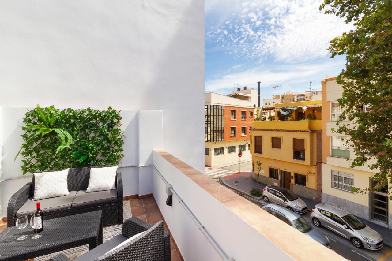 Barcelo 21, Parking On Request, Atico With Terrace & Studio With Patio, Center, Breakfast Included, Quite Neighborhood, Bc Malaga Exterior photo