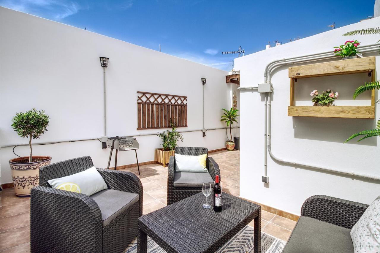 Barcelo 21, Parking On Request, Atico With Terrace & Studio With Patio, Center, Breakfast Included, Quite Neighborhood, Bc Malaga Exterior photo